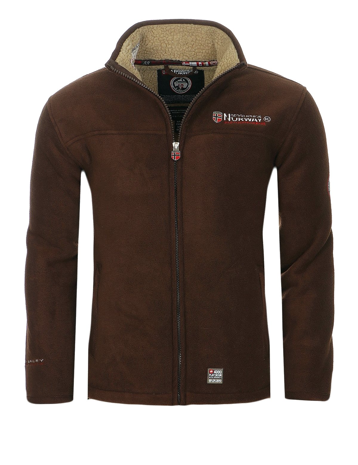Geographical Norway Usain Fleece Jacke Fleecejacke Teddyfell warm - Bild 10 von 10