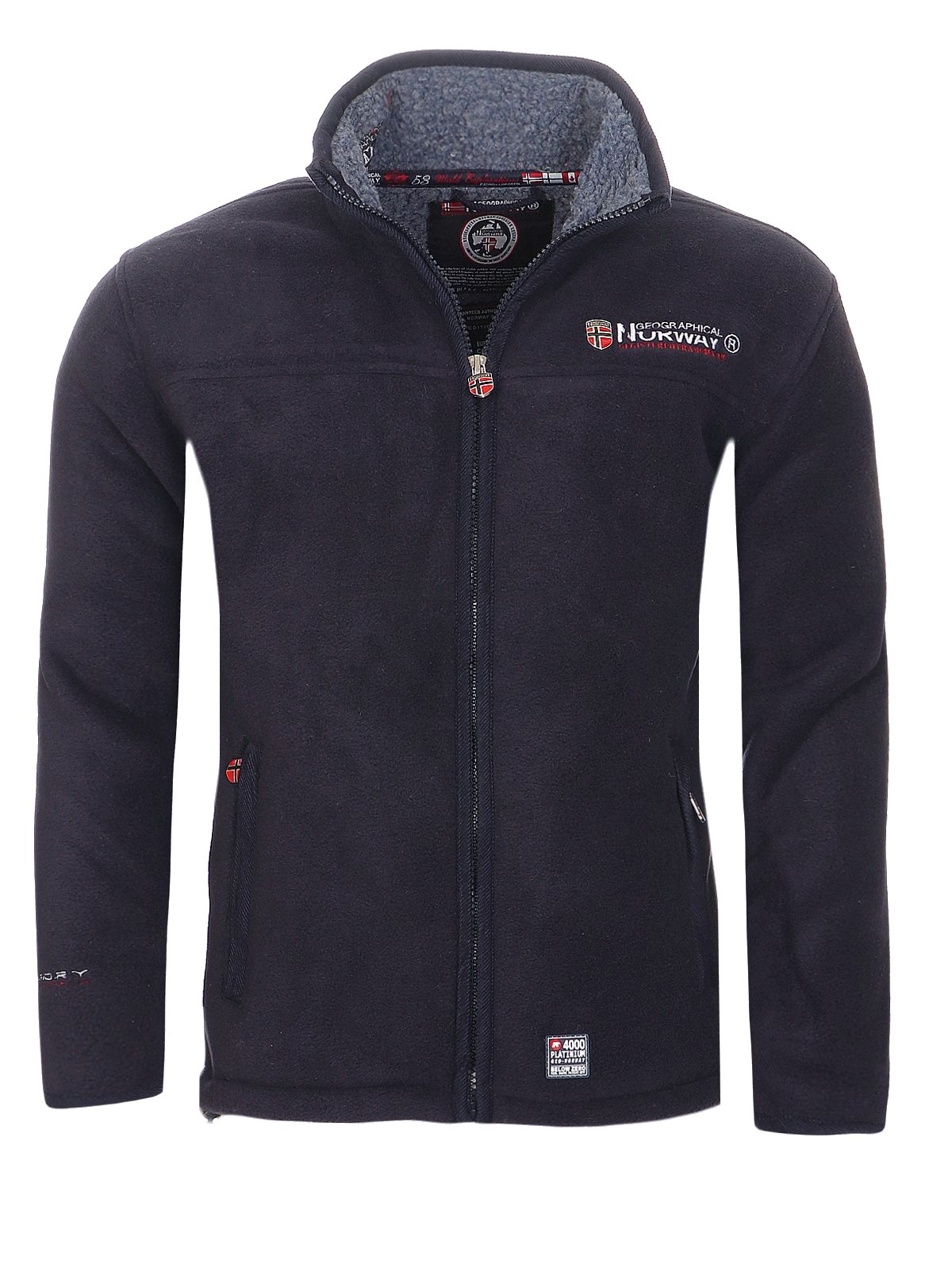 Geographical Norway Usain Fleece Jacke Fleecejacke Teddyfell warm - Bild 8 von 10