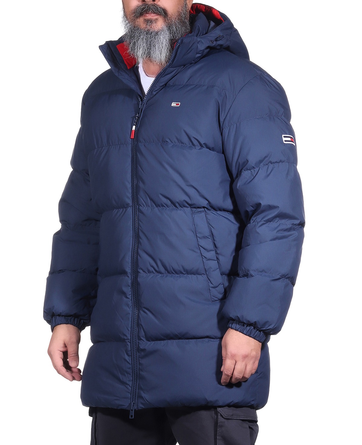 Tommy Jeans Herren Daunenjacke Parka TJM Essential Down warmer