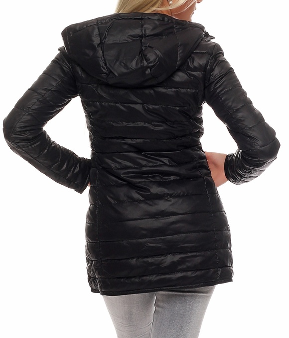 Only Damen Tahoe Long Jacke Mantel Steppjacke Steppmantel Übergang